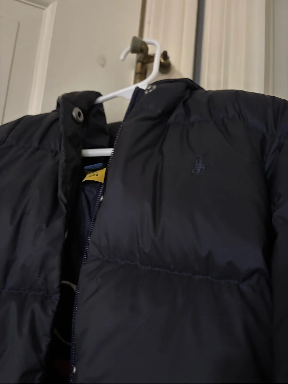 Navy Polo Ralph Lauren Girls size 7 puffer coat